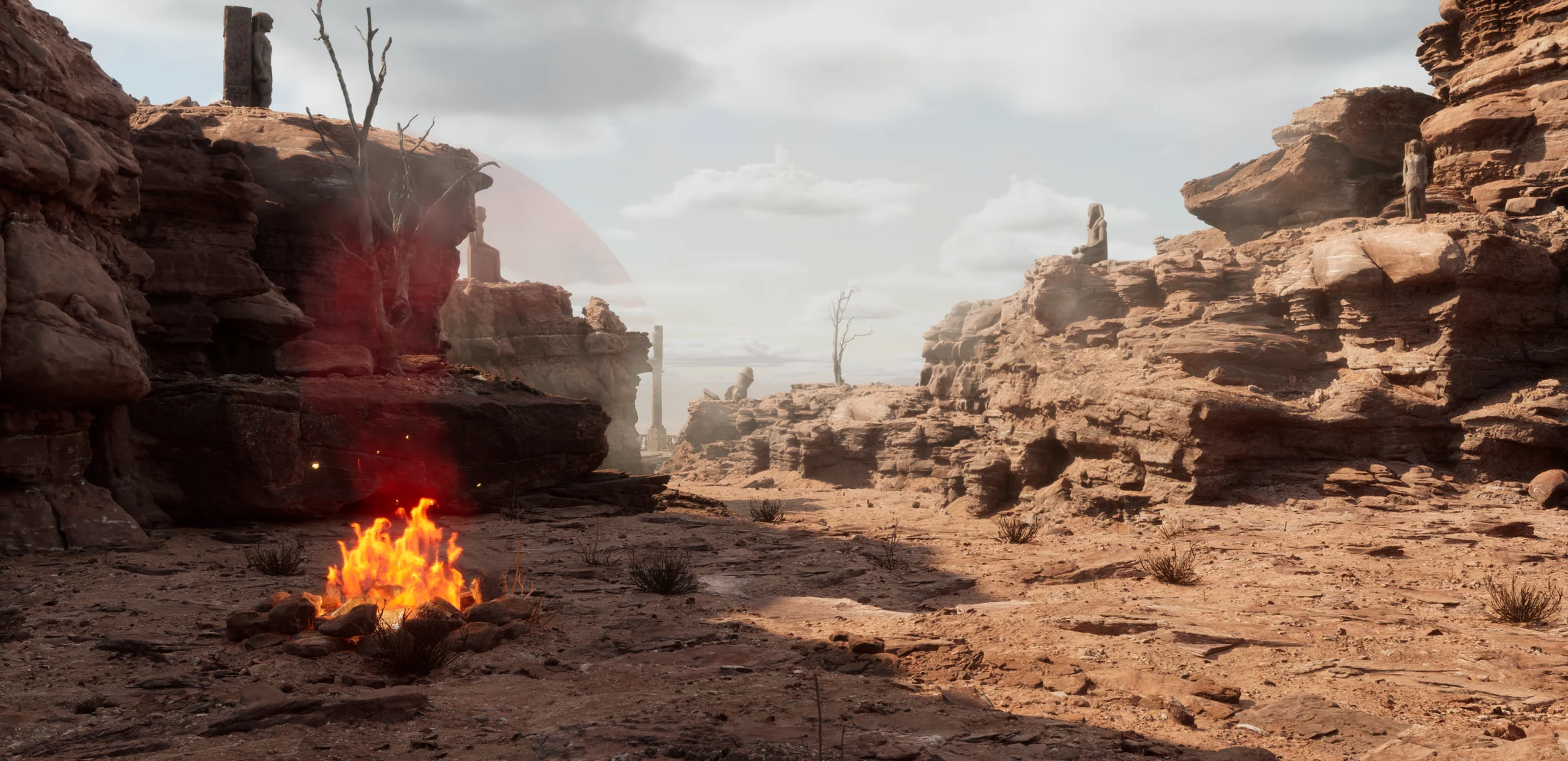 Sands of Avalon environment in development